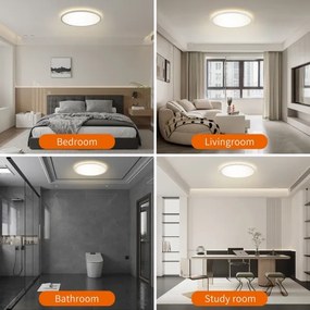 Brilagi - LED RGB fényerőszabályozható világítótest ULTRA SLIM LED/18W/230V átm. 30 cm fehér+távirányító