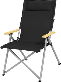 Outsunny Összecsukható Kemping Szék 4 Pozícióban Állítható Háttámlával és Fejtámasszal, Összecsukható Szék Hordtáskával Medencéhez, Strandra, Oxford A