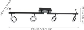 Eglo CARDILLIO 2 900516 Spotlámpa 6x3,3W/LED 3000K 1600LM, 720LM IP20