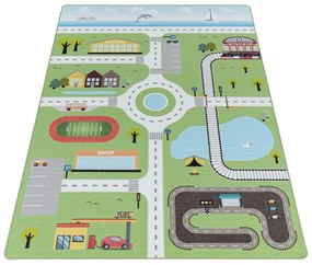 Zöld gyerek szőnyeg 160x230 cm Play – Ayyildiz Carpets