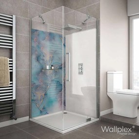 Wallplex fürdőszobai dekorpanel Light Blue Marble (Méret: 1db 120x200cm 94.980Ft)