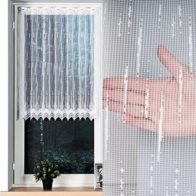 Irigy Hónaljmirigy jacquard mintás 000146, magasság 90cm fehér színben (méterenként)