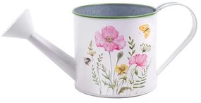 Pipacs virágos bádog öntözőkanna formájú kaspó