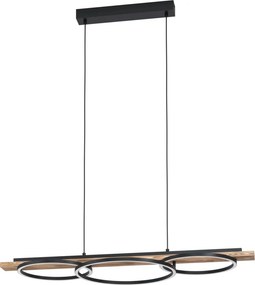EGLO 99624 BOYAL Modern Led Függesztett Lámpa Antik Bronz, Fehér, Fekete LED IP20