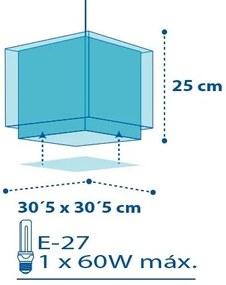 Dalber D-43422 - Gyereklámpa PETIT MARIN 1xE27/60W/230V