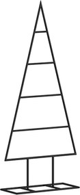 vidaXL fekete fém karácsonyfa dekorációhoz 60 cm