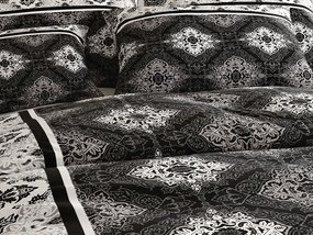 NISCHA szürke pamut ágyneműhuzat