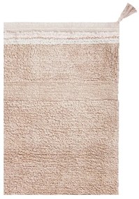 Világos rózsaszín mosható kézi szövésű pamut szőnyeg 140x200 cm Bloom Rose – Lorena Canals