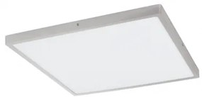 LED panel , 25W , falon kívüli , négyzet , 50 cm , meleg fehér , nikkel keret , EGLO , FUEVA , 97274