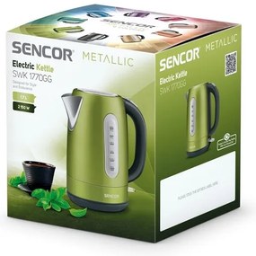 Sencor SWK 1770GG elektromos vízforraló, zöld