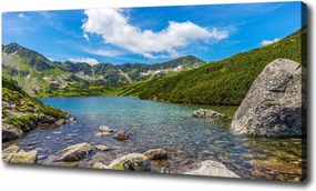 Nagyméretű vászonkép Tátra völgye 100x70 cm