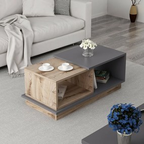 Konferenciaasztal Concept Anthracite and Oak
