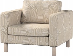 Karlstad Ikea fotelhuzat bézs-ecru