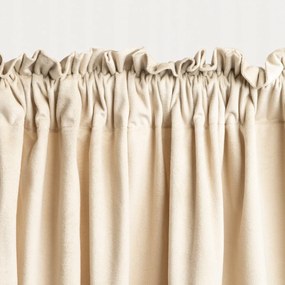 Patty bársony függöny bézs multitape 140x250 cm Homla