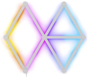 Nanoleaf NL59-K-0002LW-9PK-EU-KÉSZLET 9x LED RGBW Dimmelhető sín LINES 1200-6000K Wi-Fi