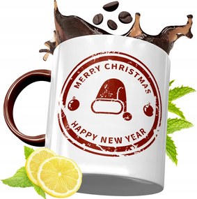 Bordó Karácsonyi Bögre Születésnapi Ajándék fényképes nyomtatással