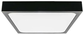 LED Fürdőszobai mennyezeti lámpa LED/30W/230V 6500K IP44 42x42 cm fekete