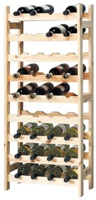 Kesper 69360 Borospolca 36 palackhoz, fenyő, 120 x51 x 27 cm