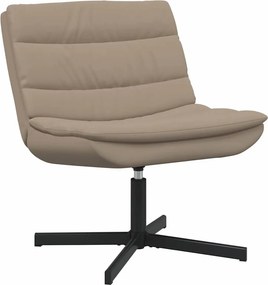 vidaXL Forgószék Cappuccino 63 x 75 x 76 cm PU