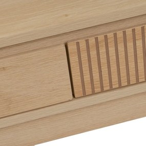 Natúr színű konzolasztal 30x100 cm Iona – Casa Selección