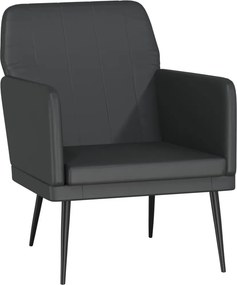 vidaXL fekete műbőr fotel 61 x 78 x 80 cm