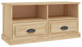 sonoma tölgy színű szerelt fa fali TV-szekrény 93x35,5x45 cm