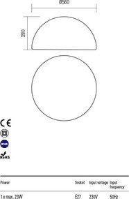 Kültéri Dekorációs Lámpa Opál BLOB REDO 90169
