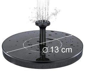 Napelemes szökőkút 13 cm
