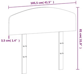 fehér tömör fenyőfa fejtámla 100 cm