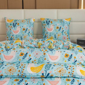 Mikroszálas ágyneműhuzat SPRING TWEET színes Ágyneműhuzat mérete: 2 db 70 x 90 cm | 200 x 220 cm