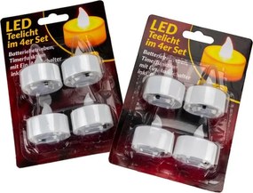 NEXOS Dekoratív LED készlet 8 db mécses meleg fehér