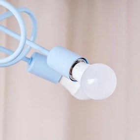 Felületre szerelt csillár OXFORD 3xE27/15W/230V kék