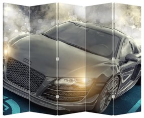 Paraván - Audi autó képe - szürke (210x170 cm)