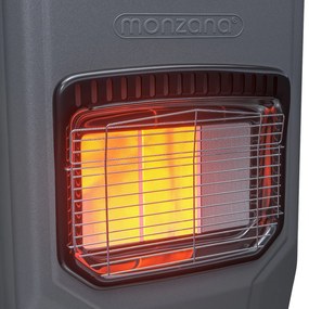 monzana® Gázfűtés 72x38x42 cm - fekete