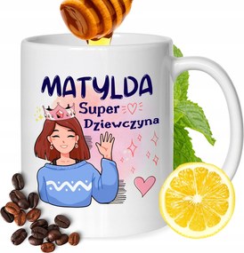 Bögre Matildának Barátnőnek Ajándék Nyomtatott Fehér 330ml