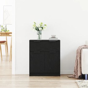 Fekete tölgy oldalaszekrény 60x30x70 cm Szerelt fa
