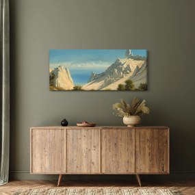 Kép - Georg Emil Libert, View of Sommerspiret, the Cliffs of Møn, reprodukciók (120x50 cm)
