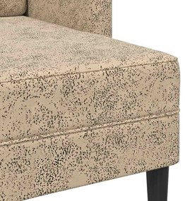 világosszürke műbőr 2 üléses kanapé L-alakú kanapéval 125 cm