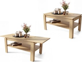 Mazzoni ASTI-R Oasis Tölgy - MODERN DOHÁNYZÓASZTAL BŐVÍTHETŐ ASZTALLAPPAL