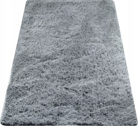 Shaggy Szőnyeg Szürke 200X300 CM Puha Plüss Szőrös A Nappaliba