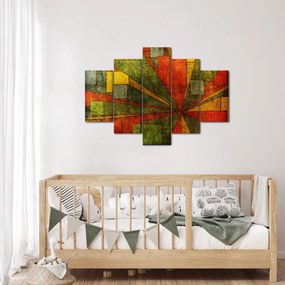 A geometriai absztrakció képe (150x105 cm)