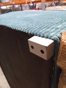 AKCIÓ Benzinkék sarokkanapé SMART COSARO, kétoldalas + 2 párna AJÁNDÉK II. osztály