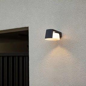 LUTEC MOON fali lámpa, szürke, 3000/4000, 11,1W, beépített LED, 1000 lm, LUTEC-5206001118