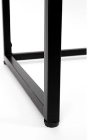 Fekete konzolasztal 40x120 cm Guuji – White Label