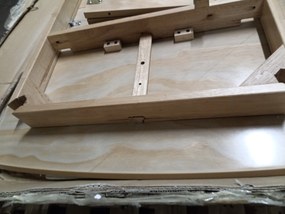 AKCIÓ Étkezőasztal tölgy dekorral, BRANDO 120(160)x80, kinyitható II. osztály