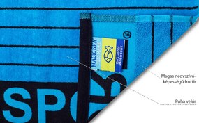 Sport Világos kék strandtörölköző