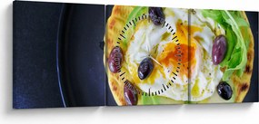 Egészséges palacsinta képe (órával) (90x30 cm)