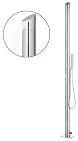 Rozsdamentes acél kerti zuhany 220 cm