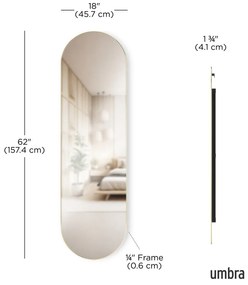 Fali-álló tükör 46x157 cm Hubba – Umbra