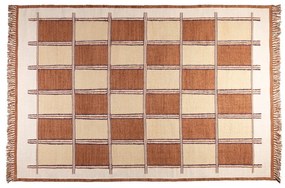 Terrakotta színű pamut szőnyeg 160x230 cm Gambit – Dutchbone